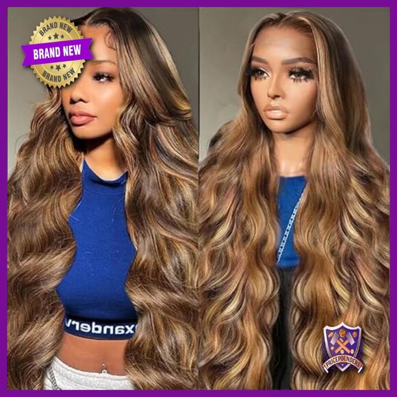 Human Hair Lace Front Wig 26in Body Wave 180 Density Pre Plucked main image 4